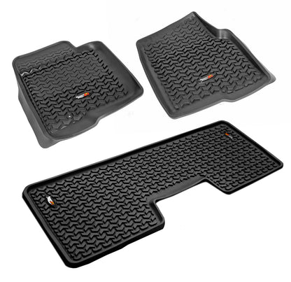 Rugged Ridge RUG Floor Liners - Black — alternate view 2