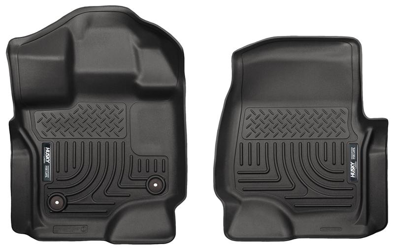 Husky Liners HL WB - Front - Black — alternate view 2