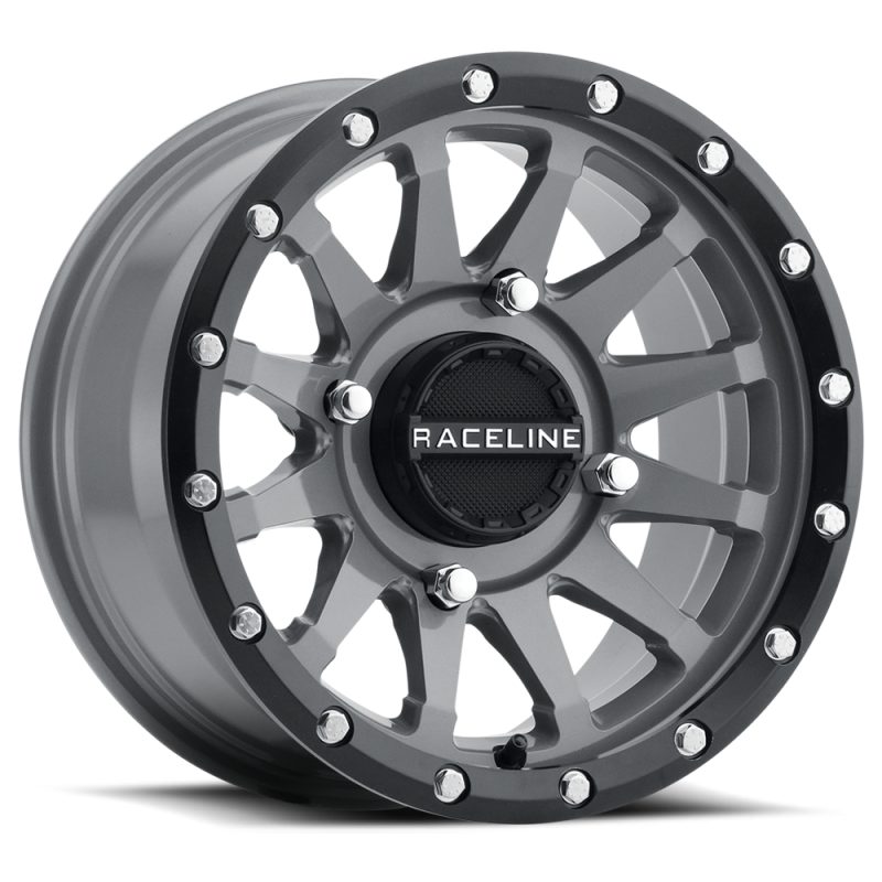 RACELINE TROPHY WHEEL 14X7 4/156 5+2 (+10MM) STEALTH GREY — alternate view 2