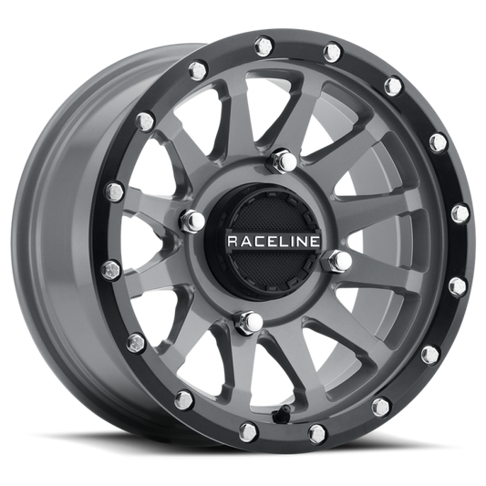 RACELINE TROPHY WHEEL 14X7 4/156 5+2 (+10MM) STEALTH GREY — alternate view 2