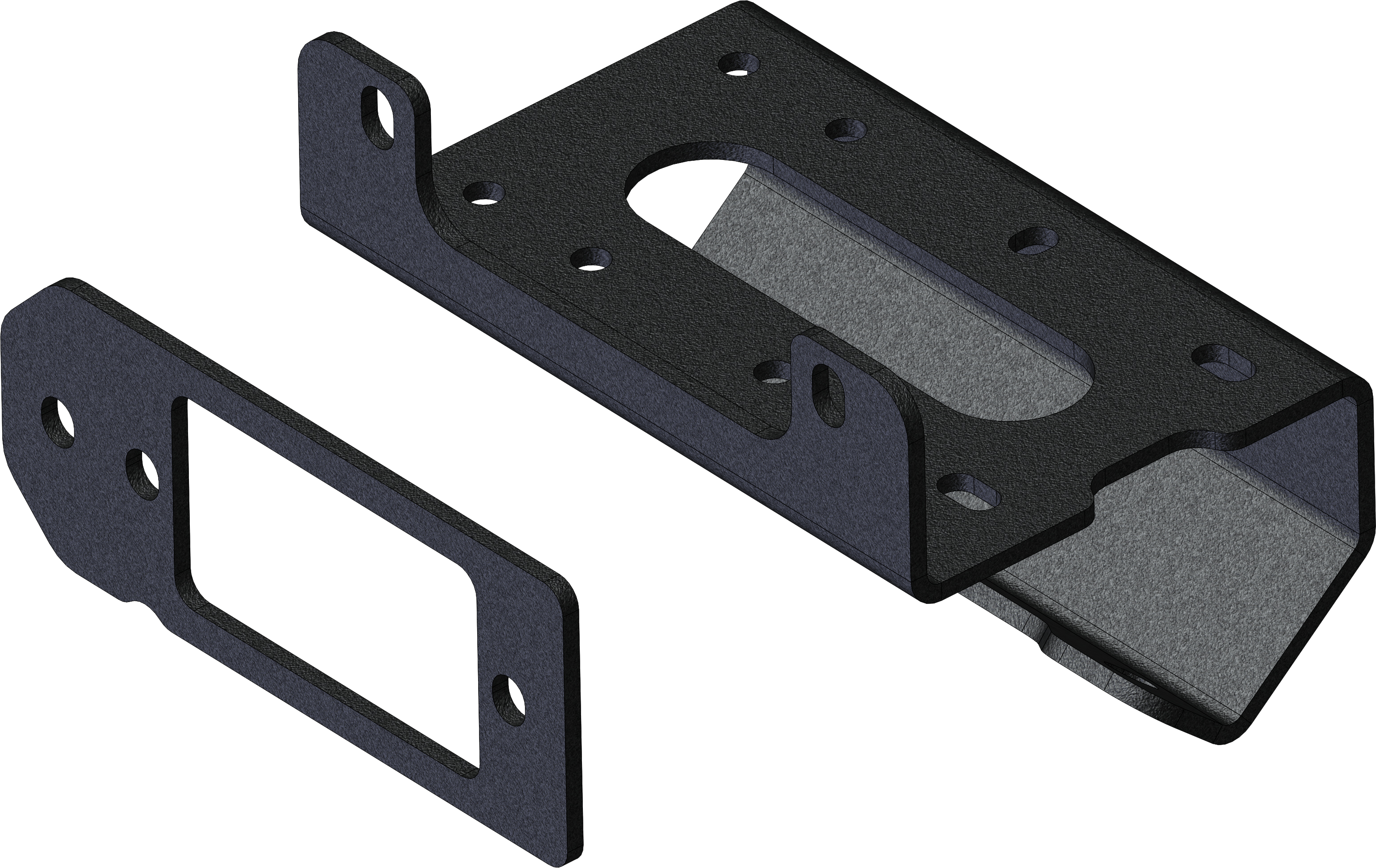KFI UTV WINCH MOUNT CAN — alternate view 2