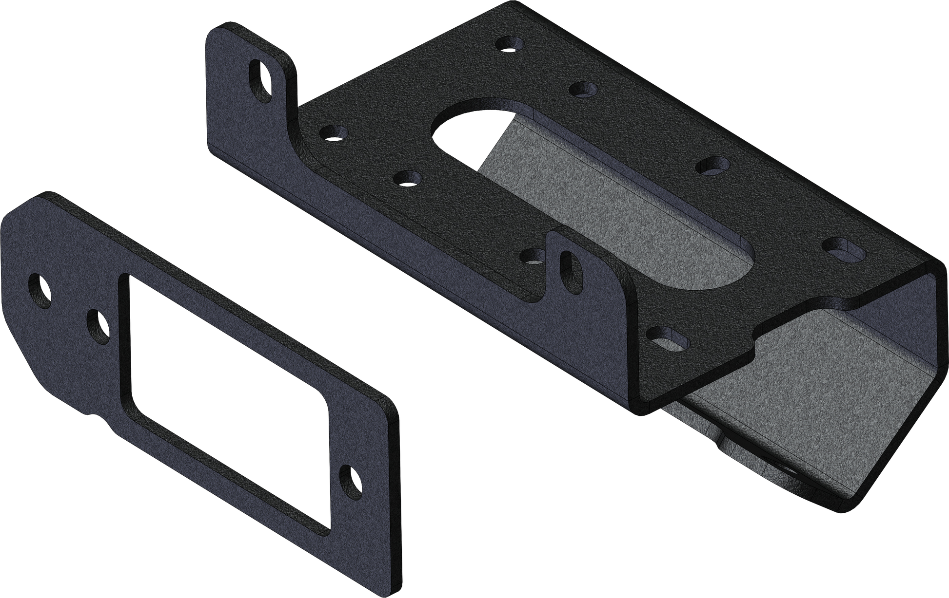 KFI UTV WINCH MOUNT CAN — alternate view 2