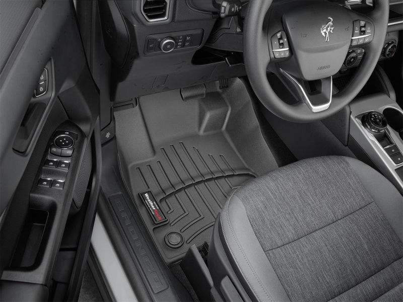 WeatherTech WT FloorLiner - Front - Blk — alternate view 2