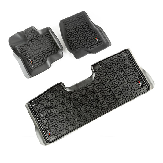 Rugged Ridge RUG Floor Liners - Black — alternate view 2
