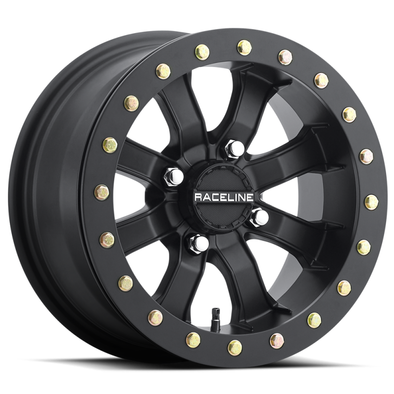 RACELINE MAMBA BDLK WHEEL 15X7 4/137 3.5+3.5 (0MM) BLACKOUT — alternate view 2