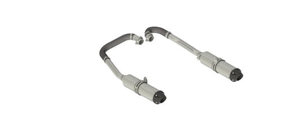MBRP DUAL SLIP-ON SYSTEM W/ PERFORMANCE MUFFLER BLK TIP — alternate view 2