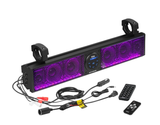 BOSS Audio 26" RGB Bluetooth Sound Bar for ATV & UTV (IPX5) — alternate view 2