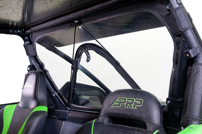 SEIZMIK REAR DUST PANEL W/ WINDOW KAW KRX — alternate view 2