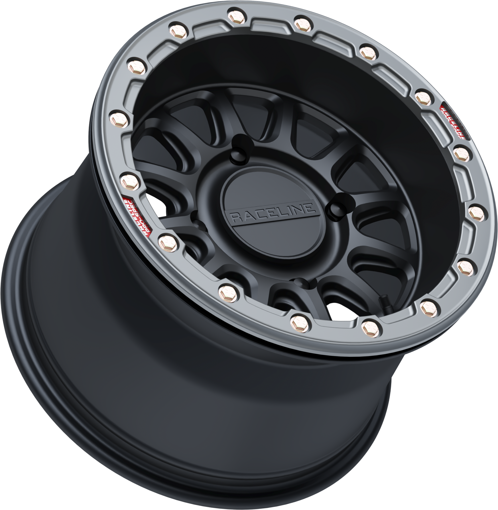 RACELINE ALPHA WHEEL 4/156 BLK/GUNMETAL 15X10 (+10MM) — alternate view 2
