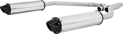 MBRP DUAL SLIP-ON SYSTEM W/ PERFORMANCE MUFFLER BLK TIP — alternate view 3