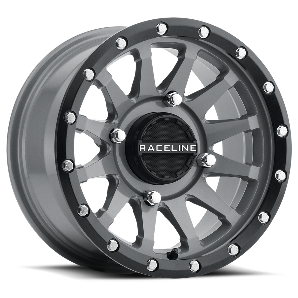 RACELINE TROPHY WHEEL 14X7 4/156 5+2 (+10MM) STEALTH GREY — alternate view 3
