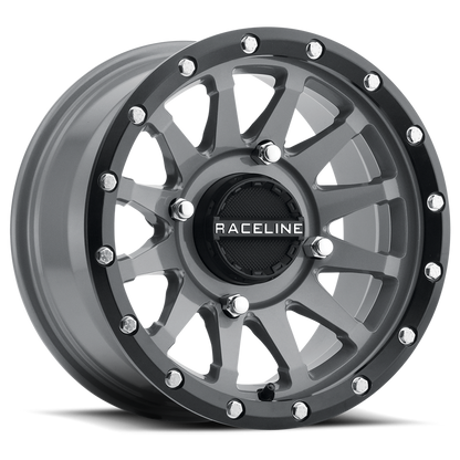 RACELINE TROPHY WHEEL 14X7 4/156 5+2 (+10MM) STEALTH GREY — alternate view 3