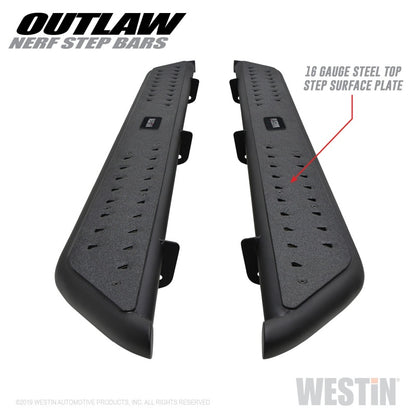 Westin WES Nerf Bars - Outlaw — alternate view 3