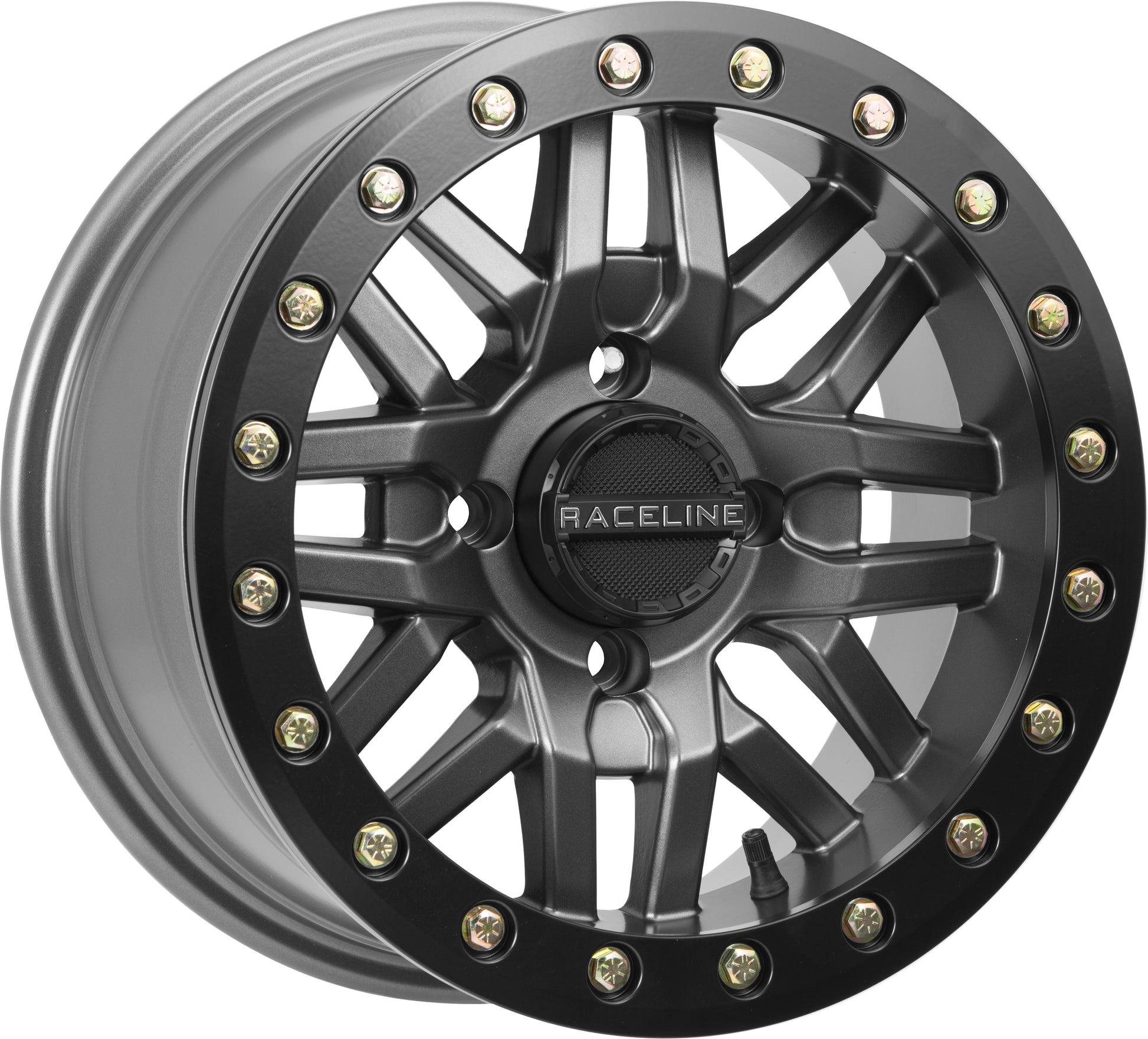 RACELINE RYNO BDLK WHEEL 15X10 4/137 5+5 (0MM) GUNMETAL — alternate view 3