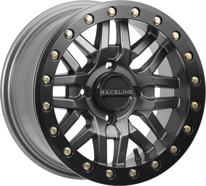 RACELINE RYNO BDLK WHEEL 15X10 4/137 5+5 (0MM) GUNMETAL — alternate view 3