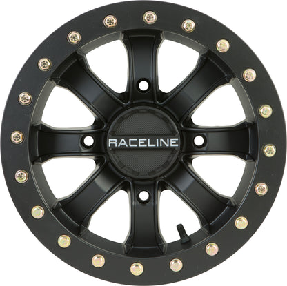 RACELINE MAMBA BDLK WHEEL 15X7 4/137 3.5+3.5 (0MM) BLACKOUT — alternate view 3