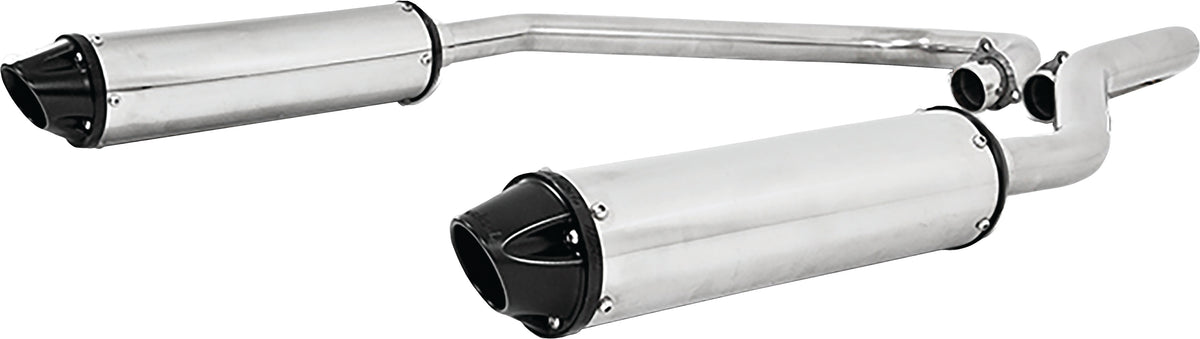 MBRP DUAL SLIP-ON SYSTEM W/ PERFORMANCE MUFFLER BLK TIP — alternate view 3