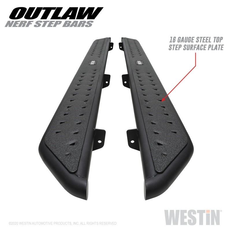 Westin WES Nerf Bars - Outlaw — alternate view 3