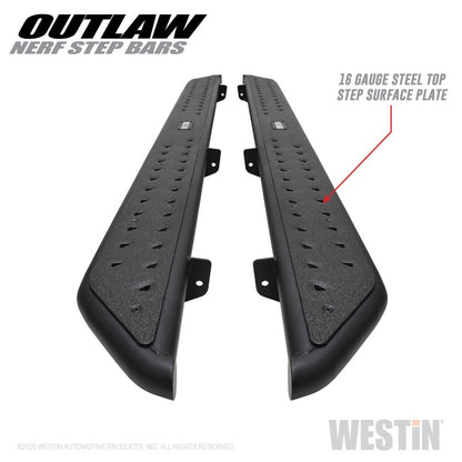 Westin WES Nerf Bars - Outlaw — alternate view 3