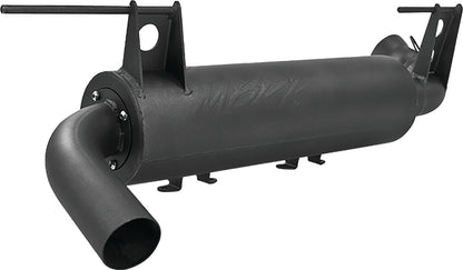 MBRP SINGLE SLIP-ON SYSTEM W/ PERFORMANCE MUFFLER BLK — alternate view 4
