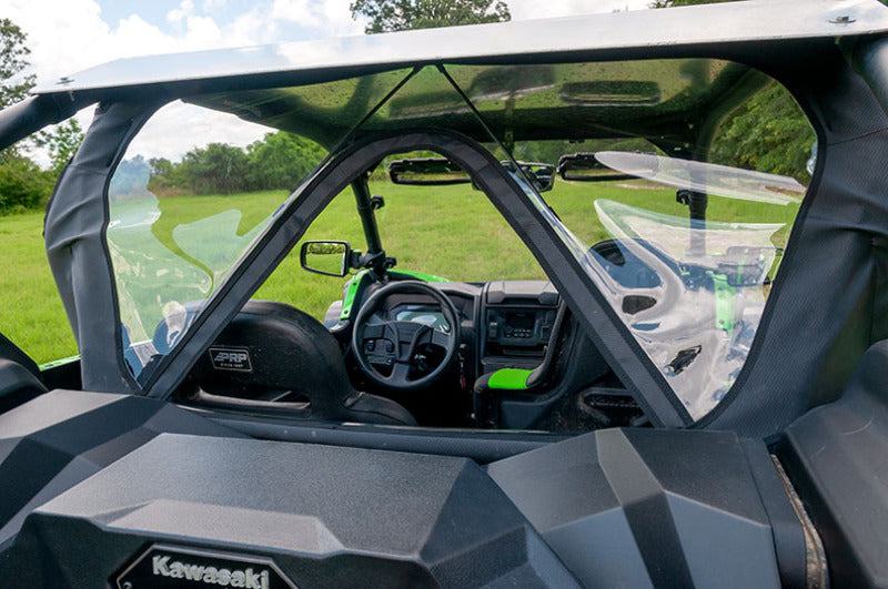 SEIZMIK REAR DUST PANEL W/ WINDOW KAW KRX — alternate view 4