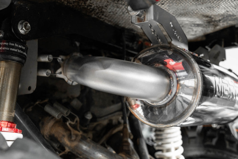 MBRP SINGLE SLIP-ON SYSTEM W/ 5" PERFORMANCE MUFFLER CHROME — alternate view 4