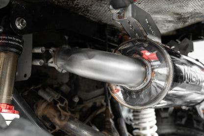 MBRP SINGLE SLIP-ON SYSTEM W/ 5" PERFORMANCE MUFFLER CHROME — alternate view 4