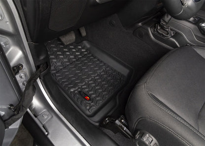 Rugged Ridge RUG Floor Liners - Black — alternate view 4