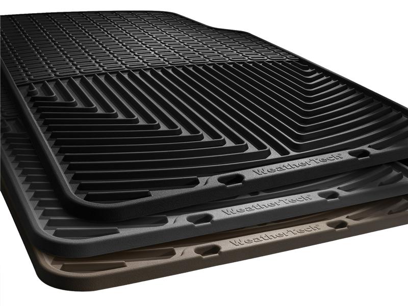 WeatherTech WT Rubber Mats - Front - Blk — alternate view 4