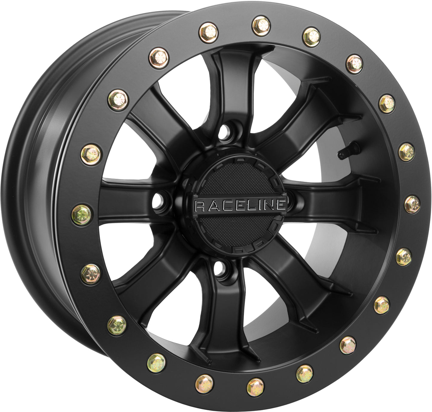 RACELINE MAMBA BDLK WHEEL 15X7 4/137 3.5+3.5 (0MM) BLACKOUT — alternate view 4