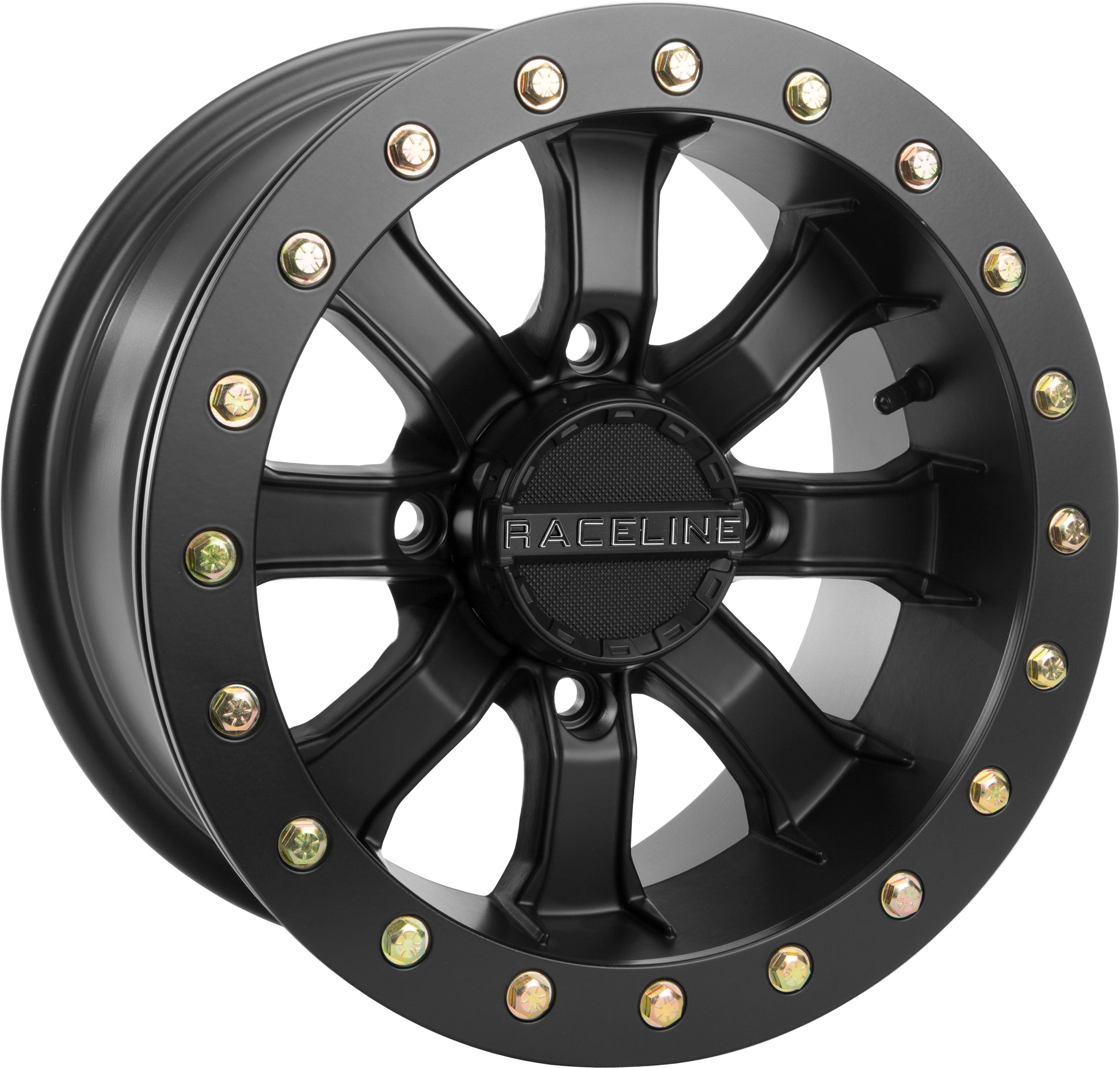 RACELINE MAMBA BDLK WHEEL 15X7 4/137 3.5+3.5 (0MM) BLACKOUT — alternate view 4