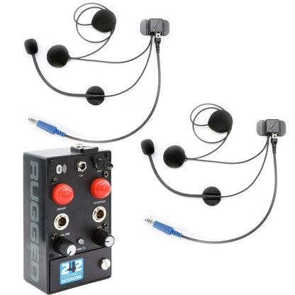 Rugged Radios Rugged Radios 242 Portable Intercom Kit – 2-Person Bluetooth Intercom