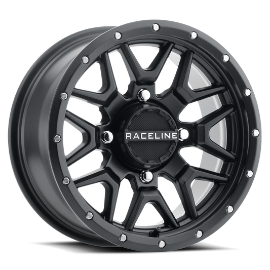 RACELINE KRANK WHEEL 14X7 4/156 6+1 (+38MM) BLACK