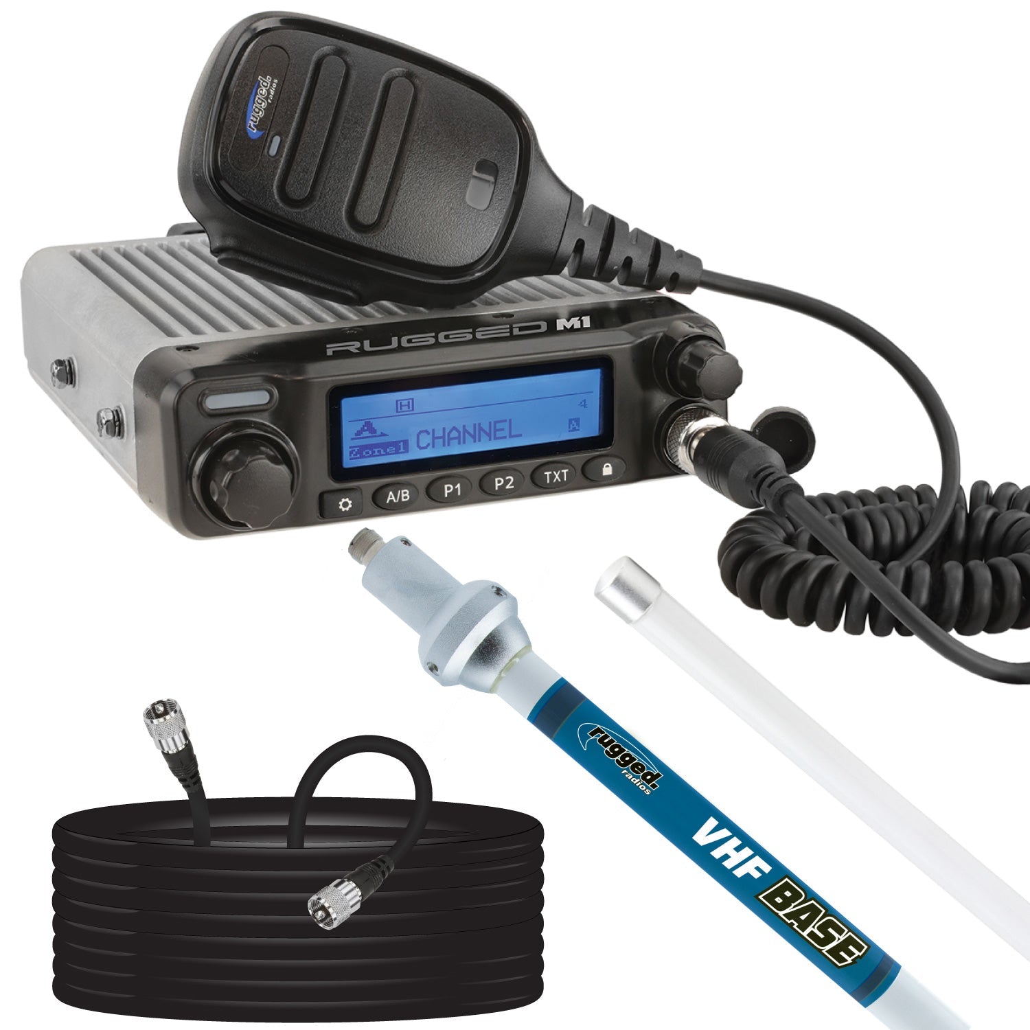 Rugged Radios Rugged Base Camp Digital M1 Radio with Fiberglass Antenna
