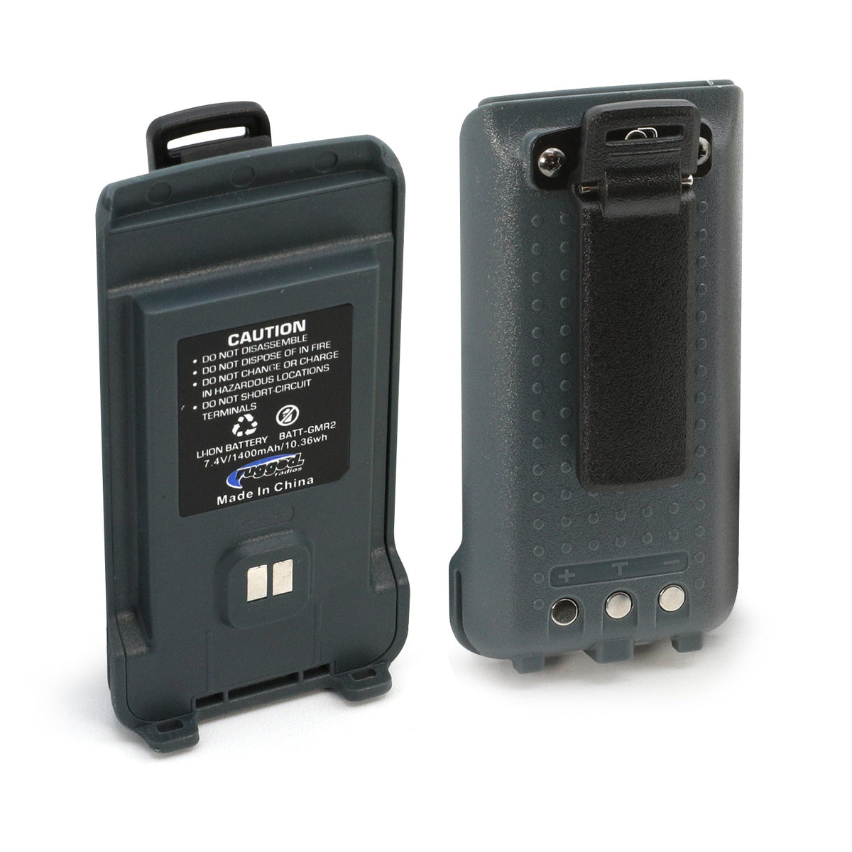 Rugged Radios Rugged Radios GMR2 Replacement Battery with 12v Charge Port and Belt C