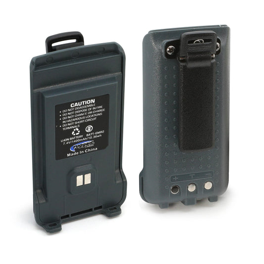 Rugged Radios Rugged Radios GMR2 Replacement Battery with 12v Charge Port and Belt C