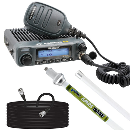 Rugged Radios Rugged Base Camp Rambler G4 GMRS Radio with Fiberglass Antenna
