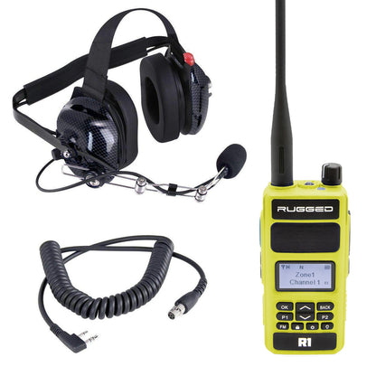 Rugged Radios Rugged Radios Crew Chief - H42 Spotter Headset and Rugged Handheld Rad