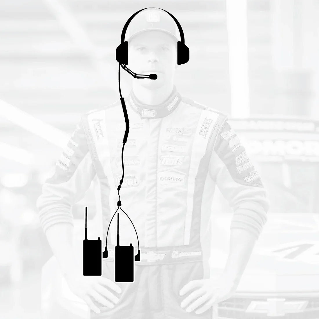 Rugged Radios Rugged Radios Crew Chief - H42 Spotter Headset and Rugged Handheld Rad