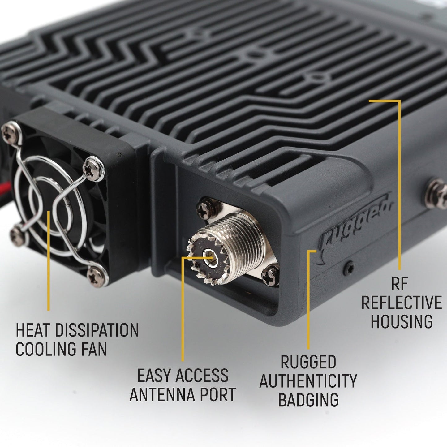 Rugged Radios Rugged Base Camp Rambler G4 GMRS Radio with Fiberglass Antenna