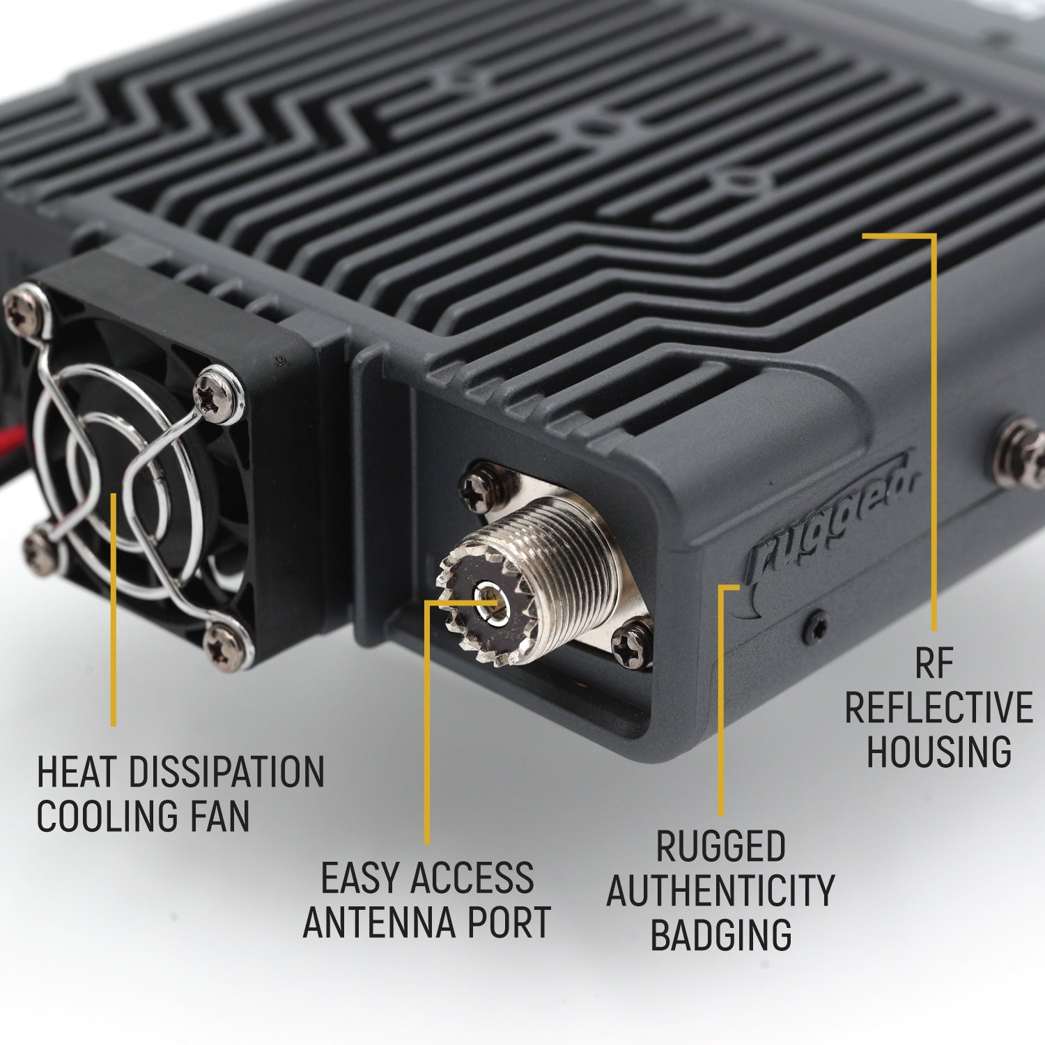 Rugged Radios Rugged Base Camp Rambler G4 GMRS Radio with Fiberglass Antenna