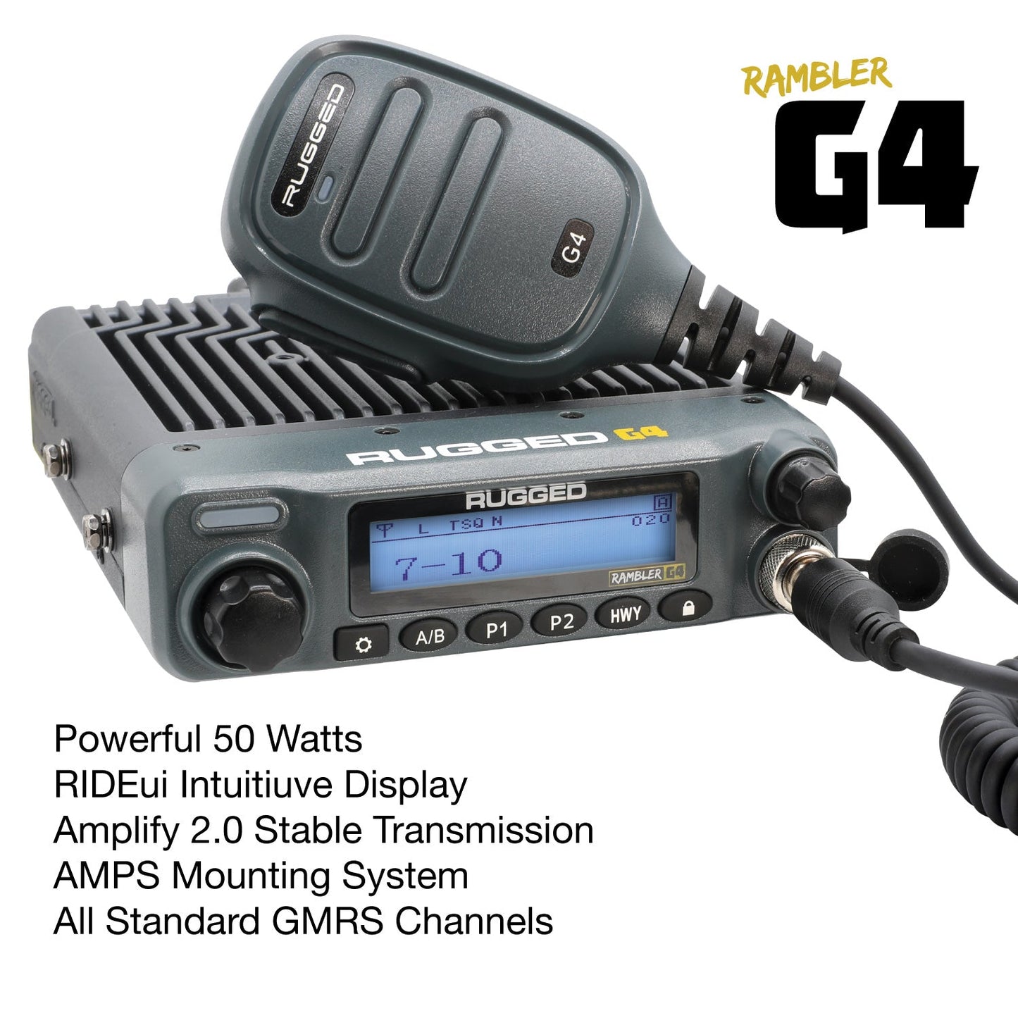 Rugged Radios Rugged Radios RAM Two-Way Mobile Radio Kit