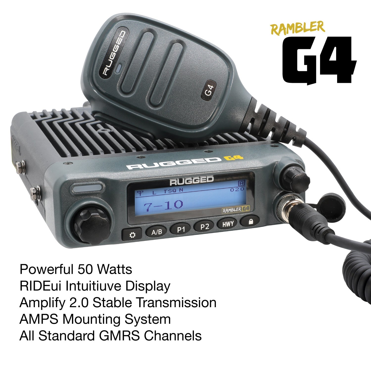 Rugged Radios Rugged Radios RAM Two-Way Mobile Radio Kit