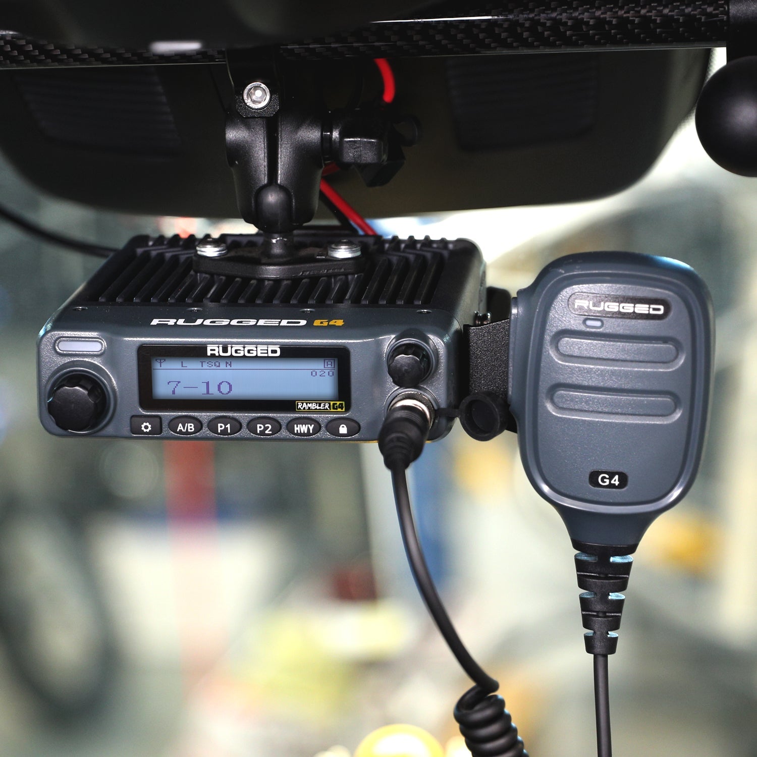 Rugged Radios Rugged Radios Mobile Radio Hand Mic Mount