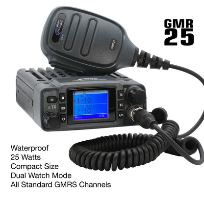 Rugged Radios Rugged Radios Toyota Tacoma 4Runner Sequoia Lexus Two-Way GMRS Mobile