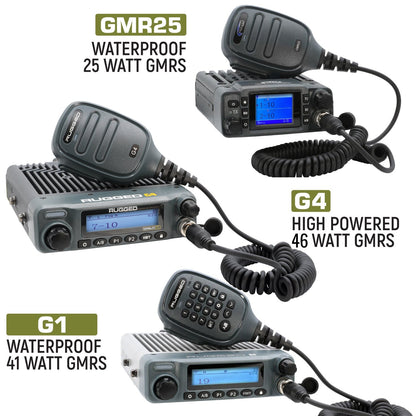 Rugged Radios Rugged Radios Ford Bronco Two-Way GMRS Mobile Radio Kit