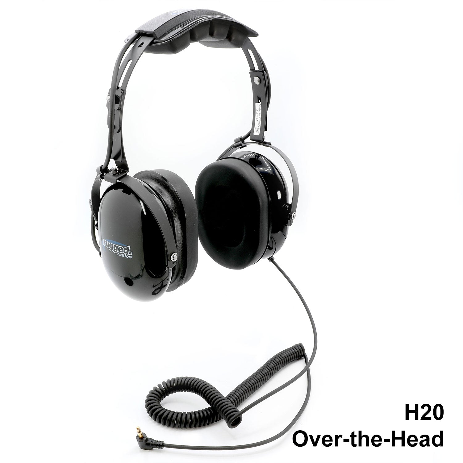 Rugged Radios Rugged Radios H20 Over-the-Head Listen-Only Headset - 3.5mm