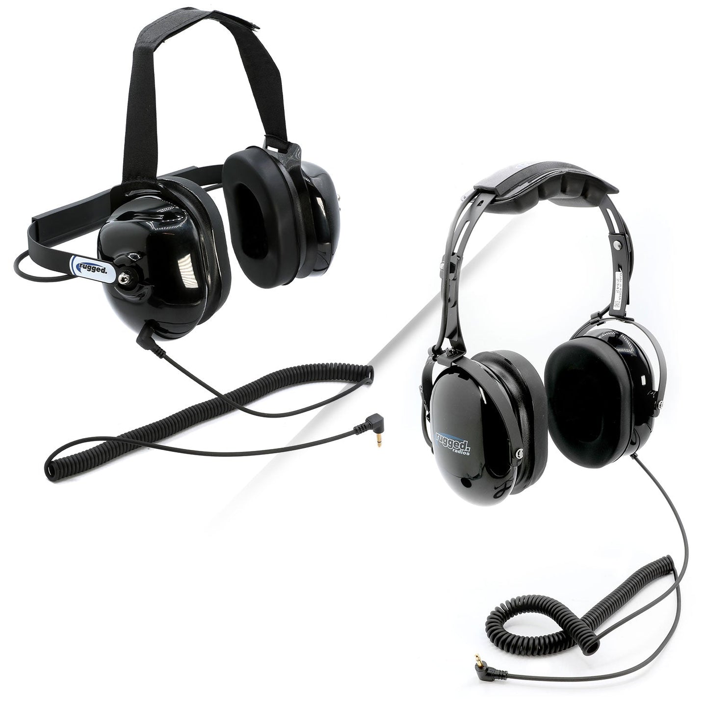 Rugged Radios Rugged Radios H20 Over-the-Head Listen-Only Headset - 3.5mm