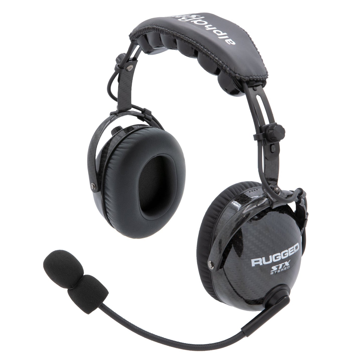 Rugged Radios Rugged Radios H48 AlphaBass Carbon Stereo Headset (BTH) Bass Boost