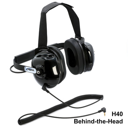 Rugged Radios Rugged Radios H20 Over-the-Head Listen-Only Headset - 3.5mm